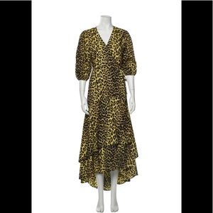 Ganni wrap dress size 36